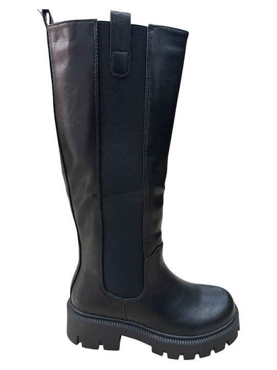 Women's Boots with Rubber Black