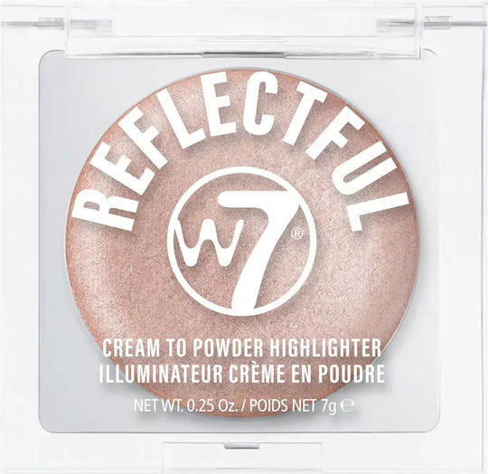 Reflectful Cream To Powder Highlighter Pink Spring W7