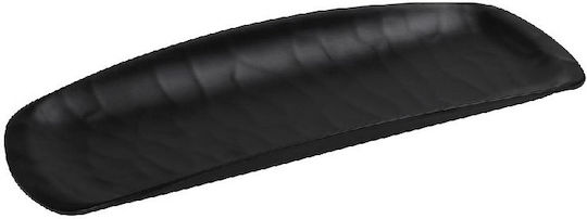 Espiel Wavy Matte Farfurie joasă Rectangular din Melamină Negru 21x8.5cm 6buc Espiel Wavy Matte Farfurie joasă Rectangular din Melamină Negru 21x8.5cm 6buc