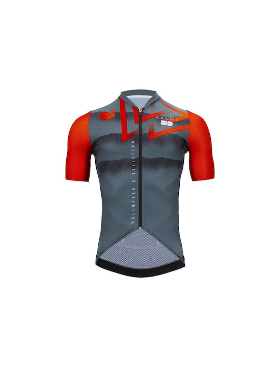 Kenny Kurze Ärmel Radtrikot Rot