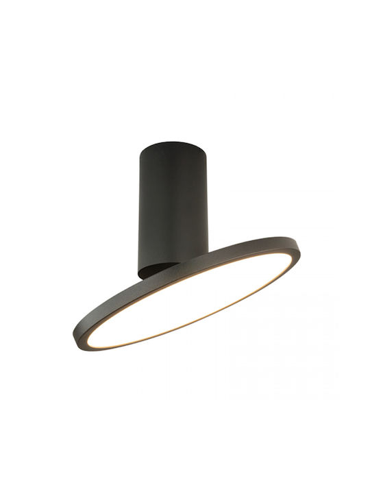 Zambelis Lights LED Θερμό Λευκό Σποτ σε Μαύρο Χρώμα