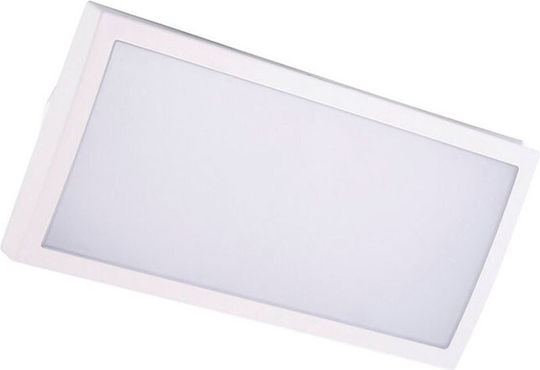 Bot Lighting Ceiling Mount Light 26.5cm White with Integrated LED