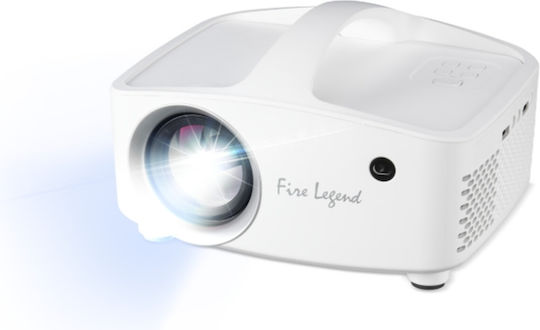 Aopen QF13s MR.P0711.001 Проектор LCD LED лампа с вградени високоговорители Бял