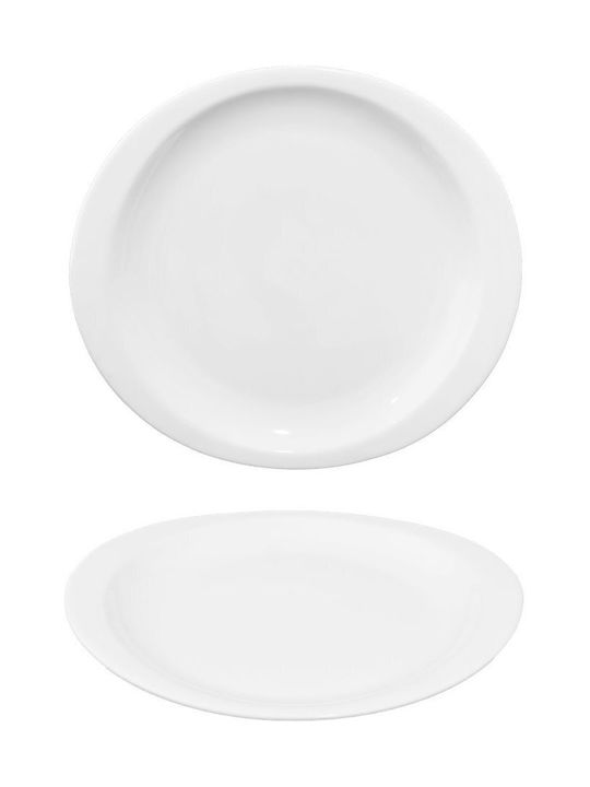 Cok Spain Plate Shallow made of Porcelain with Diameter 26.5cm 4pcs