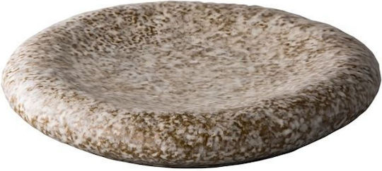 Raw Stoneware Teller Untiefe Keramik Weiß mit Durchmesser 25.4cm 12Stück