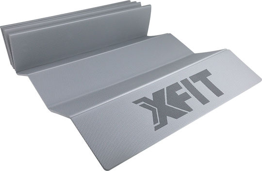 X-FIT Foldable Exercise Mat Pilates Gray (183x61x0.8cm)