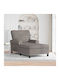 Modern Brown Recliner L91xW157xH91cm