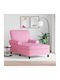 Modernes Liegestuhl Rosa M91xB157xH91cm