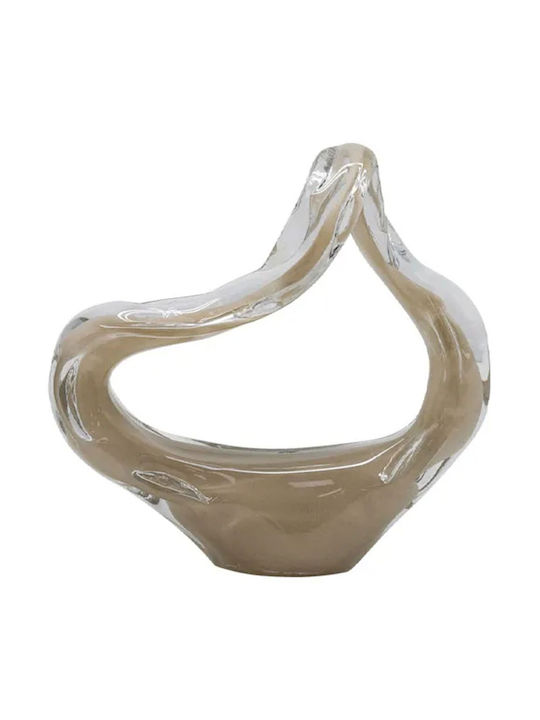 Marhome Διακοσμητικό Χώρου από Γυαλί 24x12.5x24cm