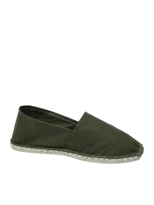 Women's Fabric Espadrilles Green