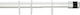 Grekon Νο1240 Telescopic Straight Shower Curtai...
