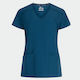 bwell Women's Blue Medical Blouse