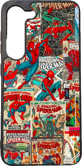 High Durability Mobile Phone Case Samsung Galaxy A15 Black Silicone Back Cover Spiderman No2