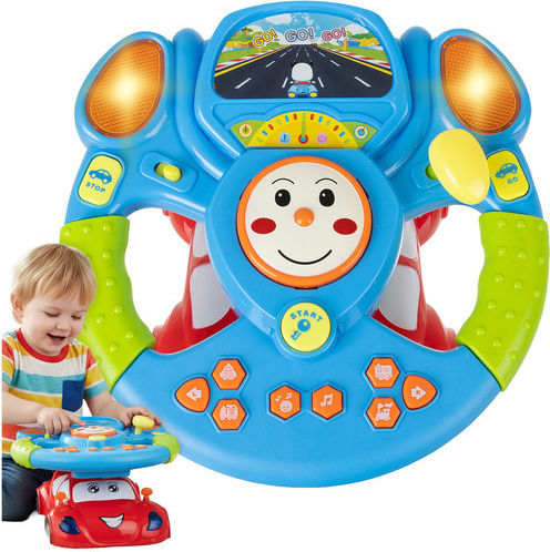 Iso Trade Steering Wheel with Music and Sounds for 3++ Months
