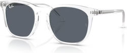 Ray Ban Γυαλιά Ηλίου Διάφανο με Κοκκάλινο Σκελετό Ray Ban Γυαλιά Ηλίου Διάφανο με Κοκκάλινο Σκελετό