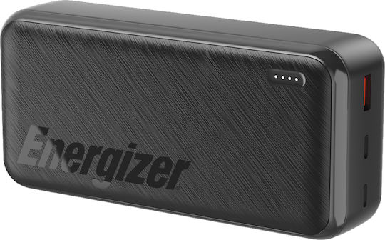 Energizer UE30055PQ Power Bank 30000mAh 22.5W With USB-A Output Port And 2 USB-C Output Ports Power Delivery Black
