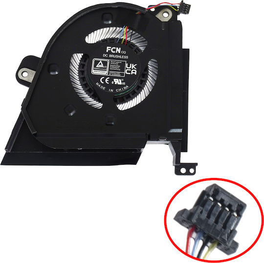 Laptop Fan Cpu Cooling Fan Asus Rog Zephyrus Duo 16 Gx650 Gx650r Gx650p Gx650rx Gx650py Gx650rw Gx650rs Gx650rm-es74 Gx650pz Gx650pi Gx650pv Gx650py-nm014w 13nr0bi0p04011 6033b0121001 4pin Code 81525