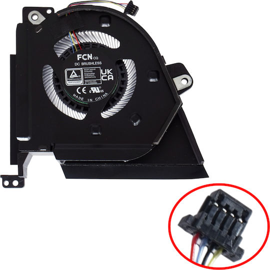 Ανεμιστηράκι Laptop Gpu Cooling Fan Asus Rog Zephyrus Duo 16 Gx650 Gx650r Gx650p Gx650rx Gx650py Gx650rw Gx650rs Gx650rm-es74 Gx650pz Gx650pi Gx650pv 13nr0bi0p05011 6033b0120901 4pin Κωδ.81526