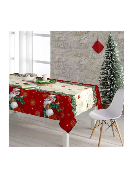 Borea Weihnachtlich Tischtuch Stoff Rot L140xB140cm.