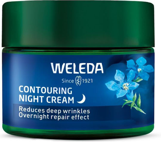 Weleda Blue Gentian & Edelweiss Κρέμα Προσώπου Νυκτός για Ενυδάτωση & Αντιγήρανση 40ml