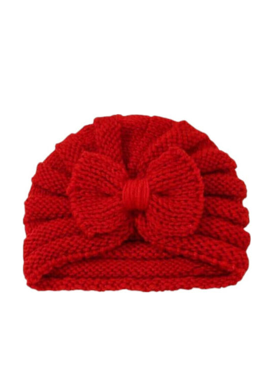 TakTakBaby Kids Turban Red 1pc