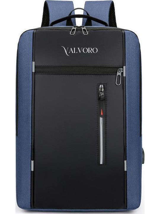 Valvoro Wasserdicht Tasche Rucksack für Laptop 15.6" in Blau Farbe VAL507BLUES