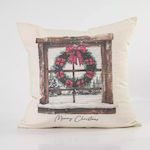 Borea Christmas Decorative Pillow Figure Beige ...