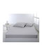 Silk Fashion Σεντόνι Υπέρδιπλο με Λάστιχο 160x200+35εκ. Light Grey