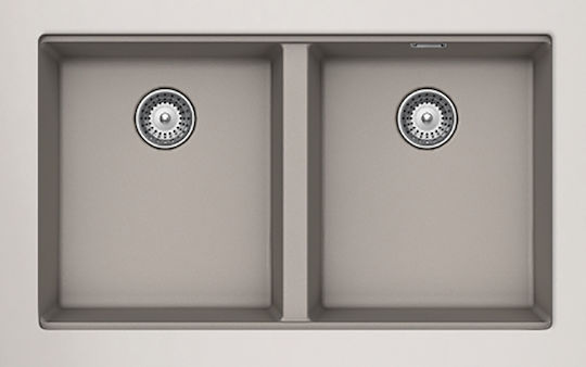 Schock Sub masă Chiuvetă din Granit Sintetic L75xW45.6cm Bej