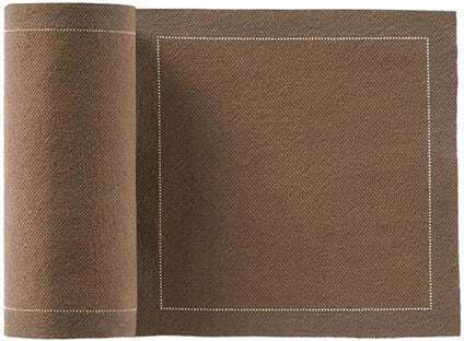 Ρολό Βαμβακερά Pre-cut Σουβέρ Ξύλινο Καφέ 11x11cm 20τμχ