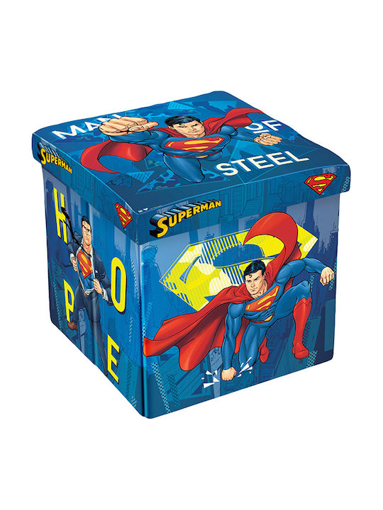 Disney Παιδικό Σκαμπό με Αποθηκευτικό Χώρο Superman