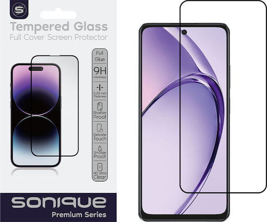 Hardy Glass Sonique Premium Series HD Full Cover 9H Oppo Oppo A40 Black