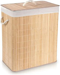 Vilde Καλάθι Απλύτων Bamboo 90lt με Καπάκι 50x30.5x60.5cm Μπεζ Vilde Καλάθι Απλύτων Bamboo 90lt με Καπάκι 50x30.5x60.5cm Μπεζ
