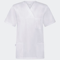 bwell Angel Unisex Bluză medicală Alb