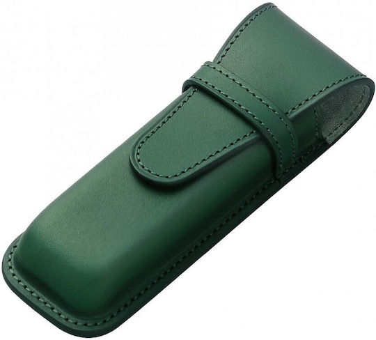 Pilot Somes Pen Green Leather Case 2 Pens Sls2-11-g 4902505643491