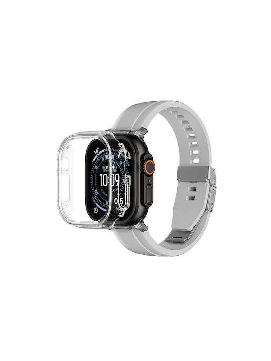 AmazingThing Plastikhülle in Transparent Farbe für Apple Watch Ultra 3 49mm AmazingThing Plastikhülle in Transparent Farbe für Apple Watch Ultra 3 49mm
