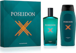 Poseidon X Ανδρικό Σετ με Eau de Toilette 2τμχ