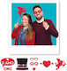 Σετ Φωτογραφικού Photo Booth Love Passion 8 Τμχ