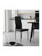 Parker Dining Room Artificial Leather Chair Anthracite 42x48x98cm