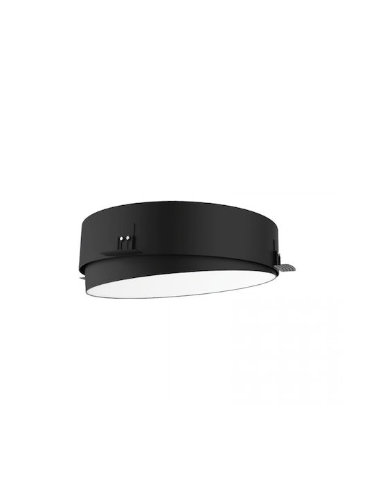 Zambelis Lights Ceiling Mount Light Black with Integrated LED