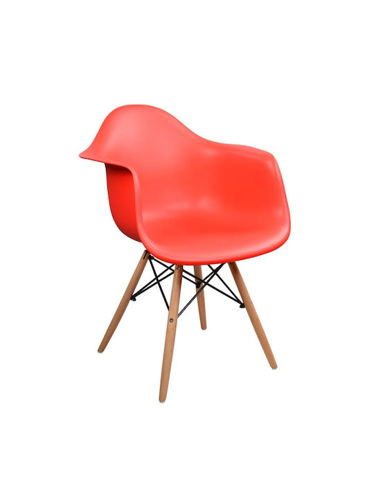 Mirto Stühle Speisesaal Red 1Stück 64x60x81cm