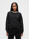 Cropped Women's Sweatshirt Black
