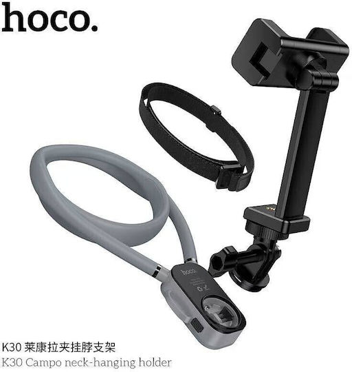 Hoco K30 Neck Stand for Mobile in Black color