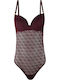 Κορμάκι Guess O5rm04-kclb0-a414 Μπορντό Guess Μπορντό