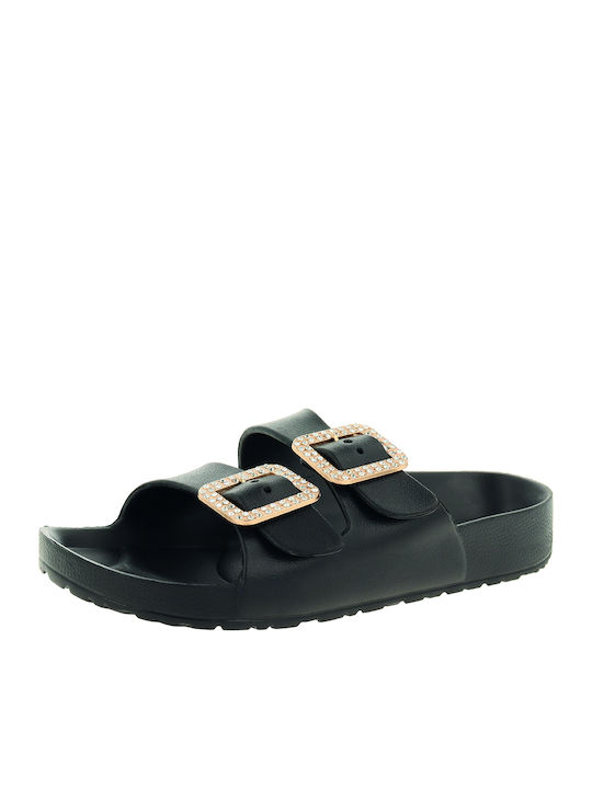 De Fonseca Women's Flip Flops Black