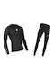 Herren Thermo Set Schwarz