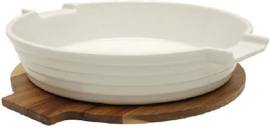 Espiel Porcelain Salad Bowl White 27.7x24.4x6.2cm