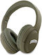 DKNY Arch Logo Ασύρματα Bluetooth Over Ear Ακουστικά Πράσινα