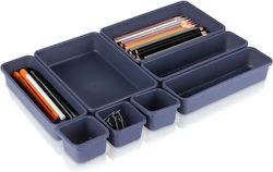 Vilde 8er Pack Schreibtischbedarf-Organisatoren & Stifthalter Schubladenorganisator System Set 8Stücke Schwarz Vilde 8er Pack Schreibtischbedarf-Organisatoren & Stifthalter Schubladenorganisator System Set 8Stücke Schwarz