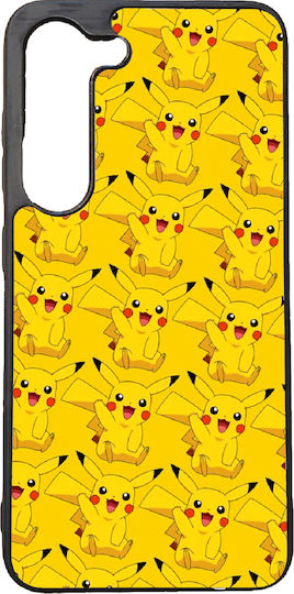Handyhülle Hochwertige Samsung Galaxy A35 5G Umschlag Rückseite Schwarz Silikon Pokemon Pikachu Nr6